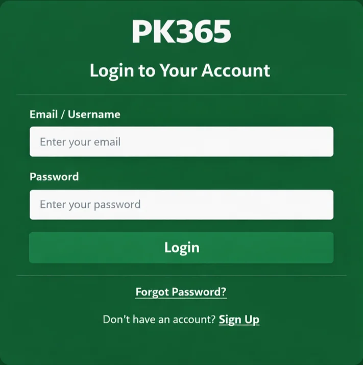 Pk365 Game Login