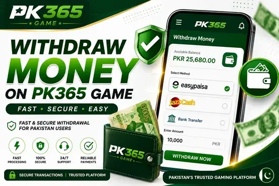 Withdraw Money on Pk365 Game
